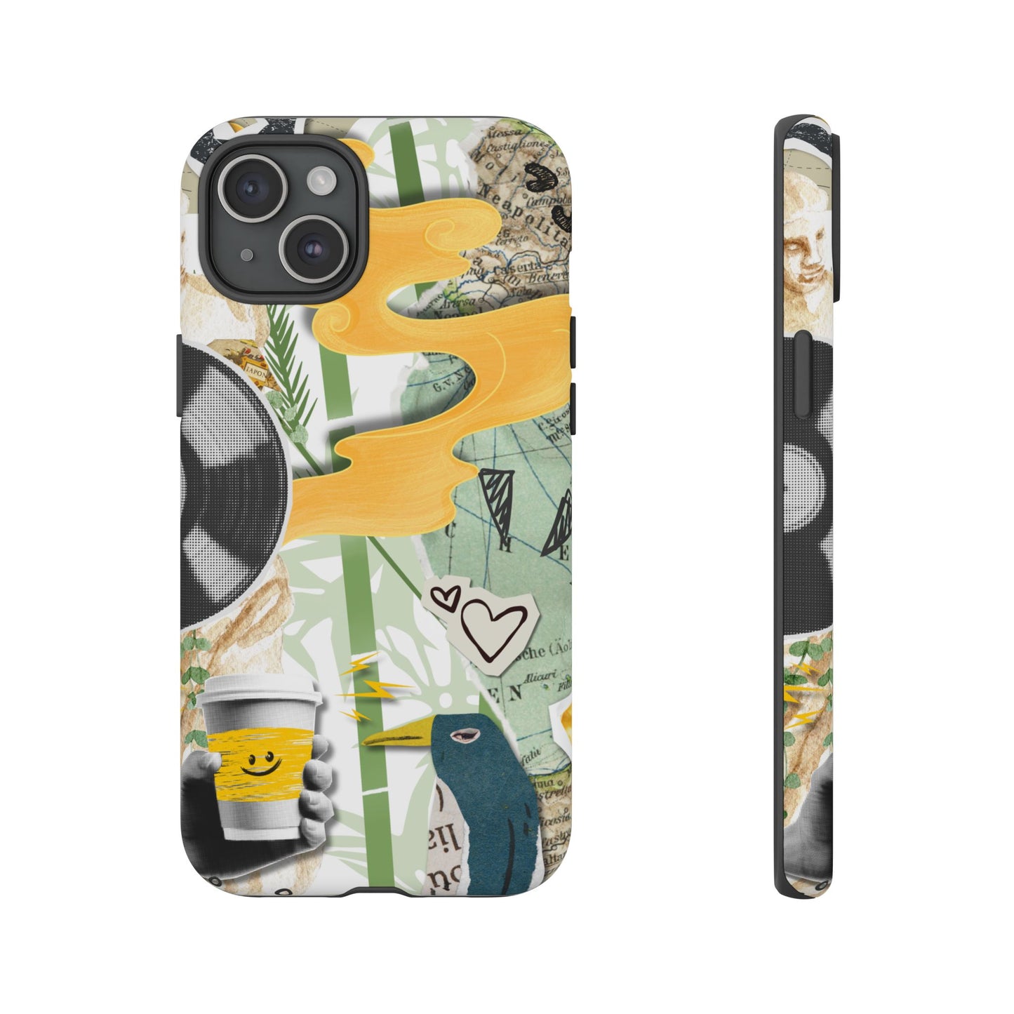 Artistic Phone Case, Unique Cell Phone Cover, Trendy Gifts for Music Lovers, Eco-Friendly Phone Accessory, Stylish Tech Gifts, Cool Cases, Unique Phone Cases