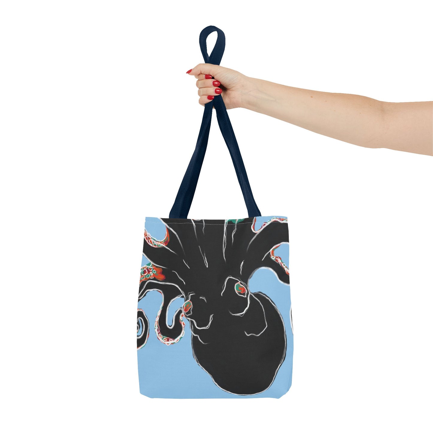 Octopus Tote Bag, Ocean Lover Gift, Reusable Shopping Bag, Beach Accessory, Eco-Friendly Bag, Grocery Tote