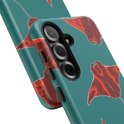 Manta Ray Phone Case, Tropical Phone Cover, Ocean Vibe Accessories, Summer Gift Idea, Marine Animal Merchandise