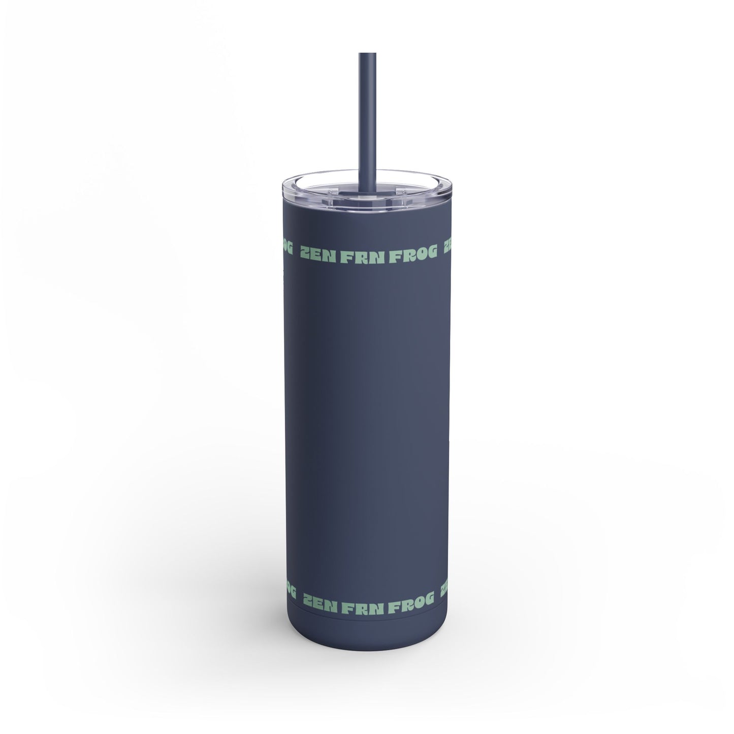 Zen Frog Skinny Tumbler, 20oz - Unique Drinkware for Nature Lovers, Eco-friendly Gift, Travel Cup, Summer Hydration, Stylish Reusable Cup