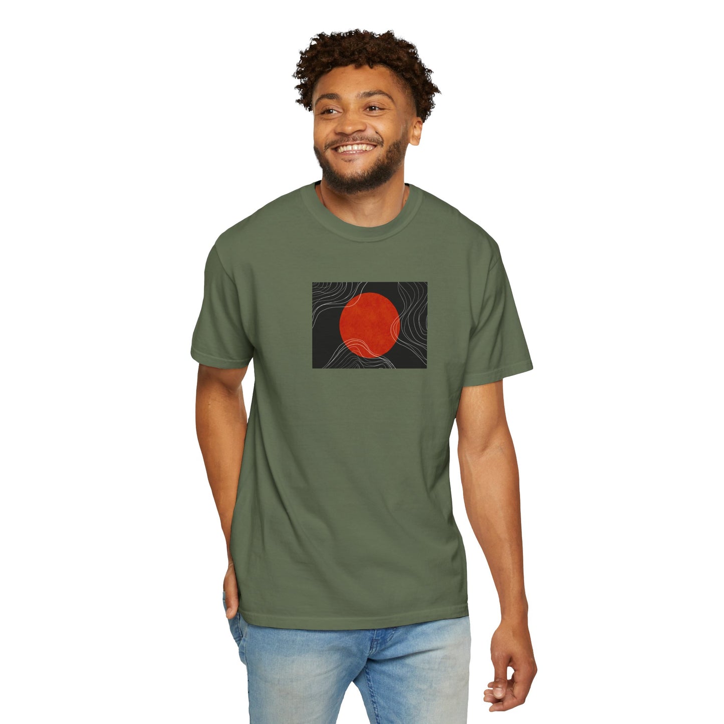 Sunset Vibes Unisex T-Shirt, Casual Summer Tee, Bohemian Shirt, Gift for Art Lovers, Men's and Women's Fashion