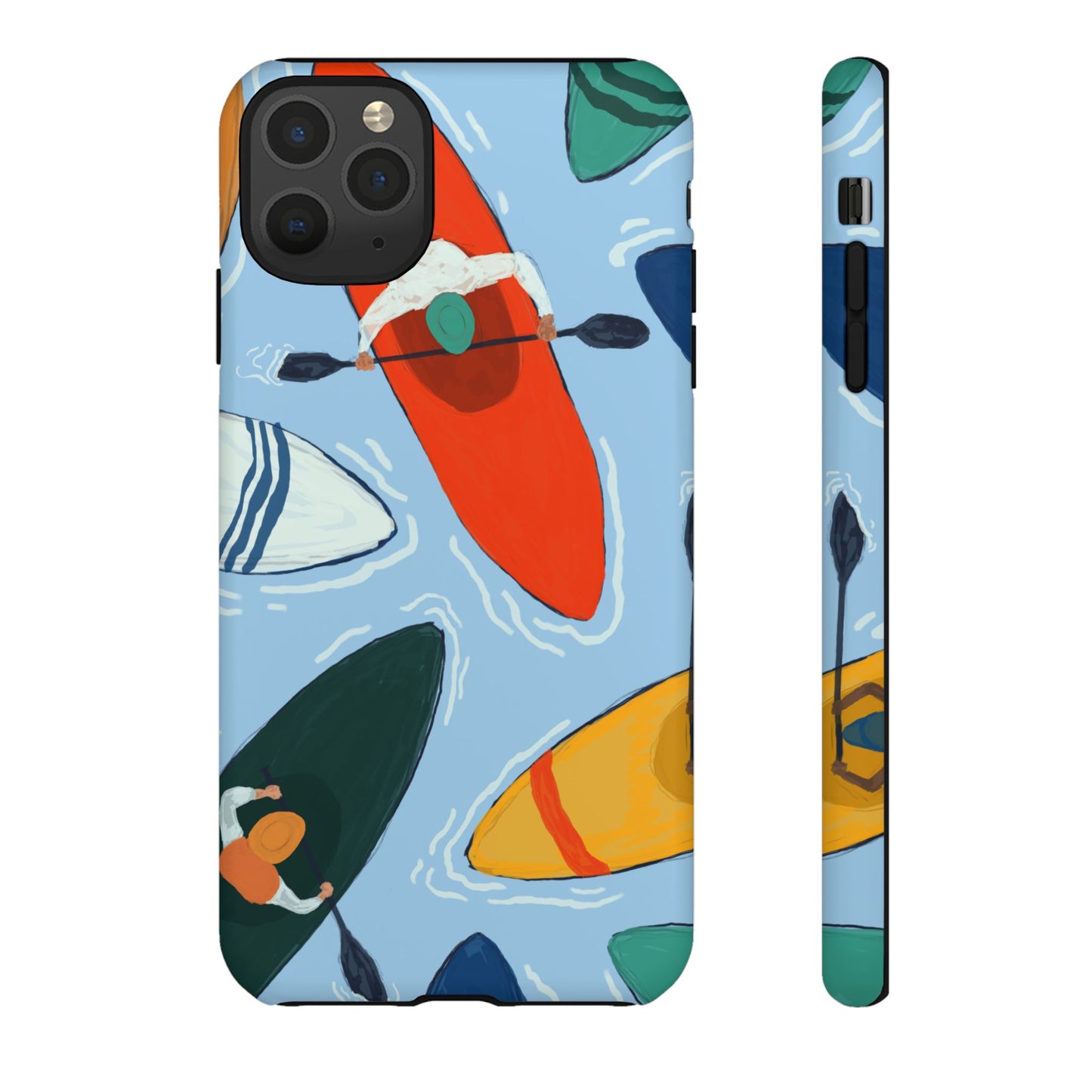 Kayak Phone Case - Tough Cases for Outdoor Enthusiasts, Birthday Gifts, Adventure Gear, Kayaking Accessories, Nature Lover Decor, Artsy Phone Cases
