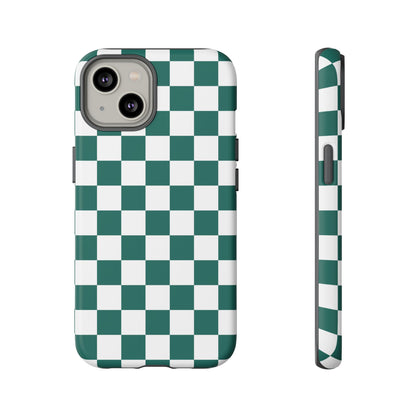 Stylish Checkered Phone Case, Protective Cover, Unique Gift, Trendy Accessory, Customizable Design, Ideal for All Ages