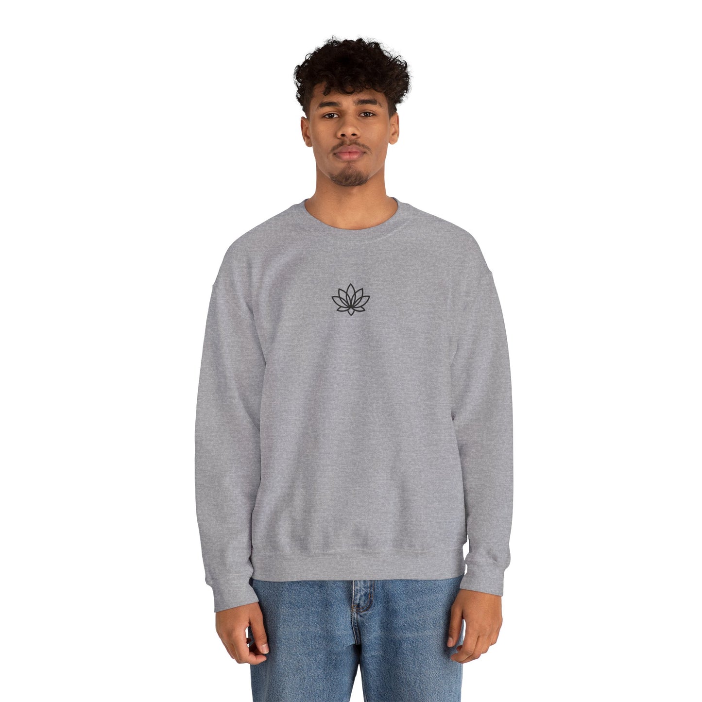 Sunset Wave Unisex Heavy Blend™ Crewneck Sweatshirt | Cozy, Relaxed, Casual Wear, Gift for Her, Gift for Him, Yoga, Meditation