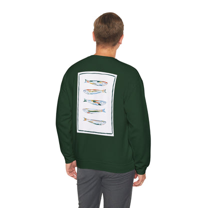 Funky Fish Crewneck Sweatshirt - Zen Frog Cozy & Calm Vibes for All, Perfect Gift for Nature Lovers, Relaxation, and Casual Wear