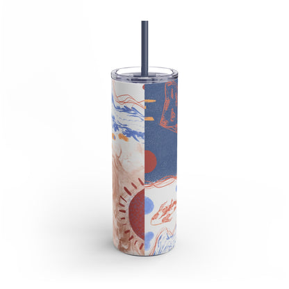 Artistic Skinny Tumbler | Unique 20oz Travel Mug | Eco-Friendly Hydration | Perfect Gift for Coffee Lovers, Art Enthusiasts, [...]
