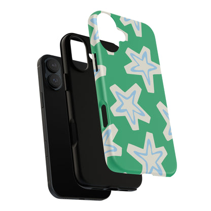 Retro Star Pattern Phone Case | Tough Cases, Colorful Cover for Phones, Phone Accessories, Gift for Her, Trendy Cases