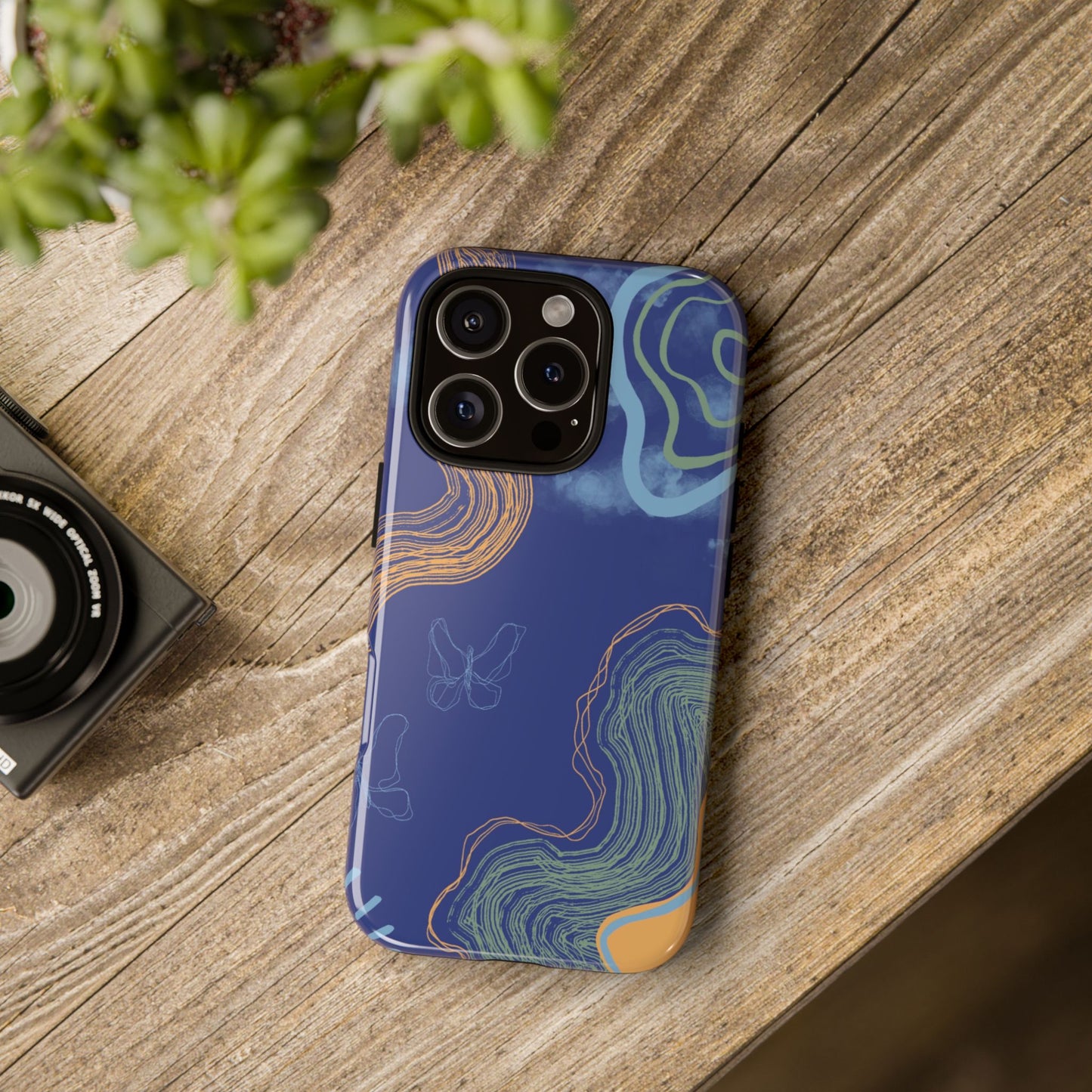 Artistic Phone Case, Abstract Phone Cover, Gift for Her, Modern Design, Boho Phone Case, Unique Phone Accessories