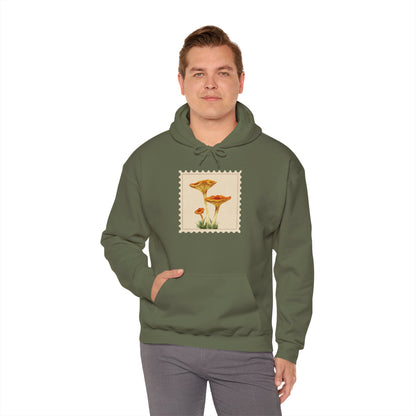 Botanical Print Hoodie, Cozy Sweatshirt, Nature Lover Gift, Comfortable Casual Wear, Fall Fashion, Unisex Hoodie, Comfy Mushroom Hoodie, Nature Vibes, Perfect for Fall