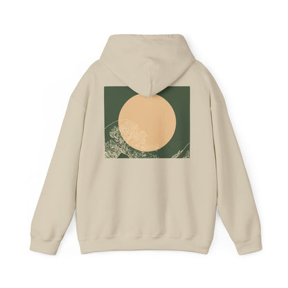 Zen Frog Unisex Hoodie | Relaxed Fashion, Cozy Sweatshirt, Unique Gift, Chill Vibes, Spring and Summer Style