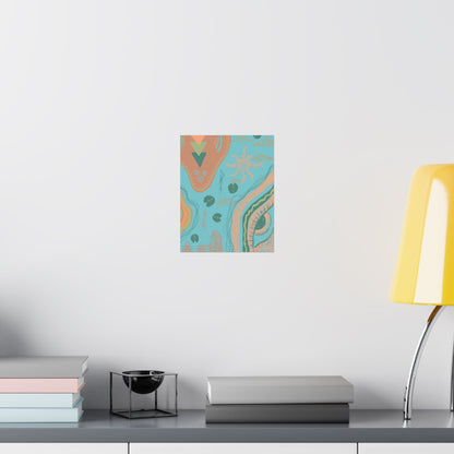 Bohemian Matte Vertical Posters, Wall Art Decor, Home Decoration, Gift for Art Lovers, Aesthetic Room Decor, Unique Wall Art