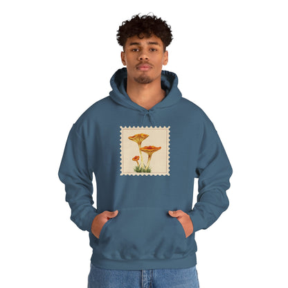 Botanical Print Hoodie, Cozy Sweatshirt, Nature Lover Gift, Comfortable Casual Wear, Fall Fashion, Unisex Hoodie, Comfy Mushroom Hoodie, Nature Vibes, Perfect for Fall