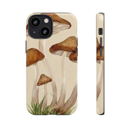 Mushroom Phone Case - Nature Lover, Eco-Friendly Gift, Cute Cell Phone Cover, Aesthetic Tech Accessory, Unique Fall Decor, Artsy Phone Cases, Cute, Gift for Her, Nature-inspired Designs, Durable Cases