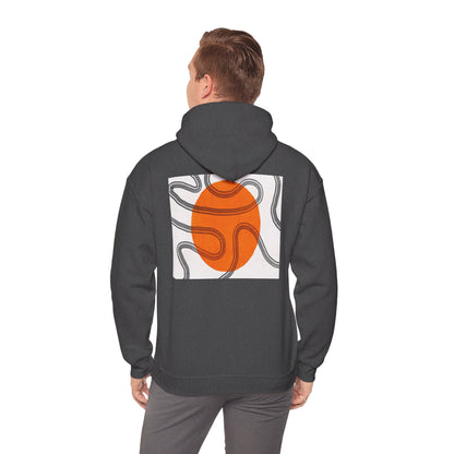 Lotus & Sun Graphic Hoodie - Cozy Unisex Sweatshirt, Trendy Casual Wear, Yoga Gift, Inspirational Apparel, Relaxed Style