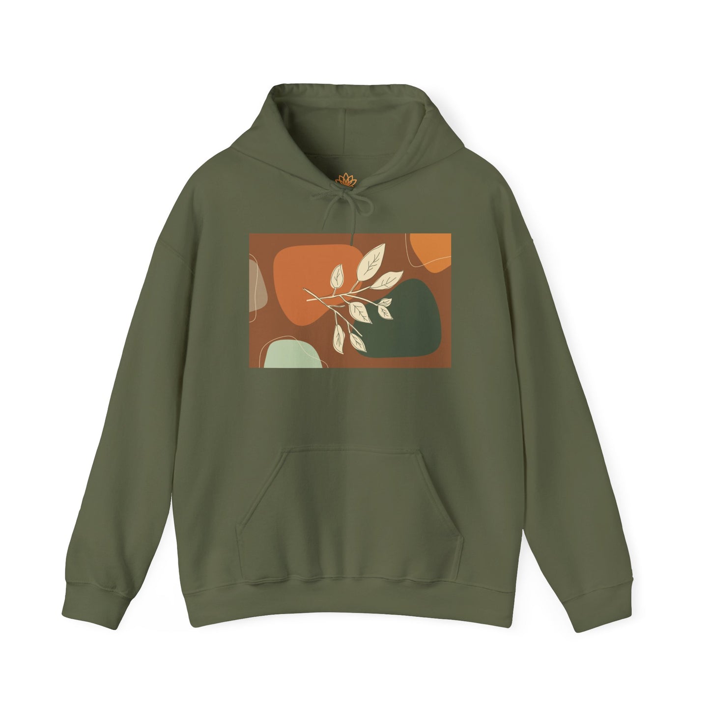 Botanical Design Unisex Hoodie, Cozy Sweatshirt for Nature Lovers, Gift for Friends, Autumn Fashion, Comfortable Casual Wear