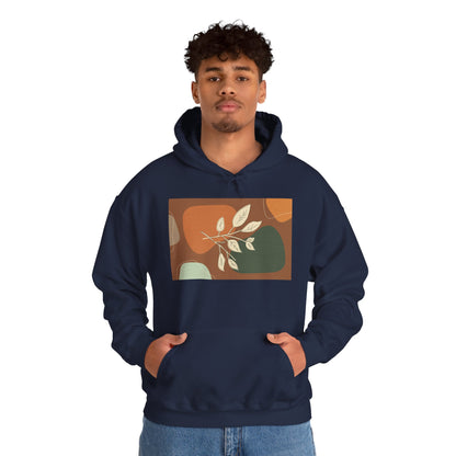Botanical Design Unisex Hoodie, Cozy Sweatshirt for Nature Lovers, Gift for Friends, Autumn Fashion, Comfortable Casual Wear