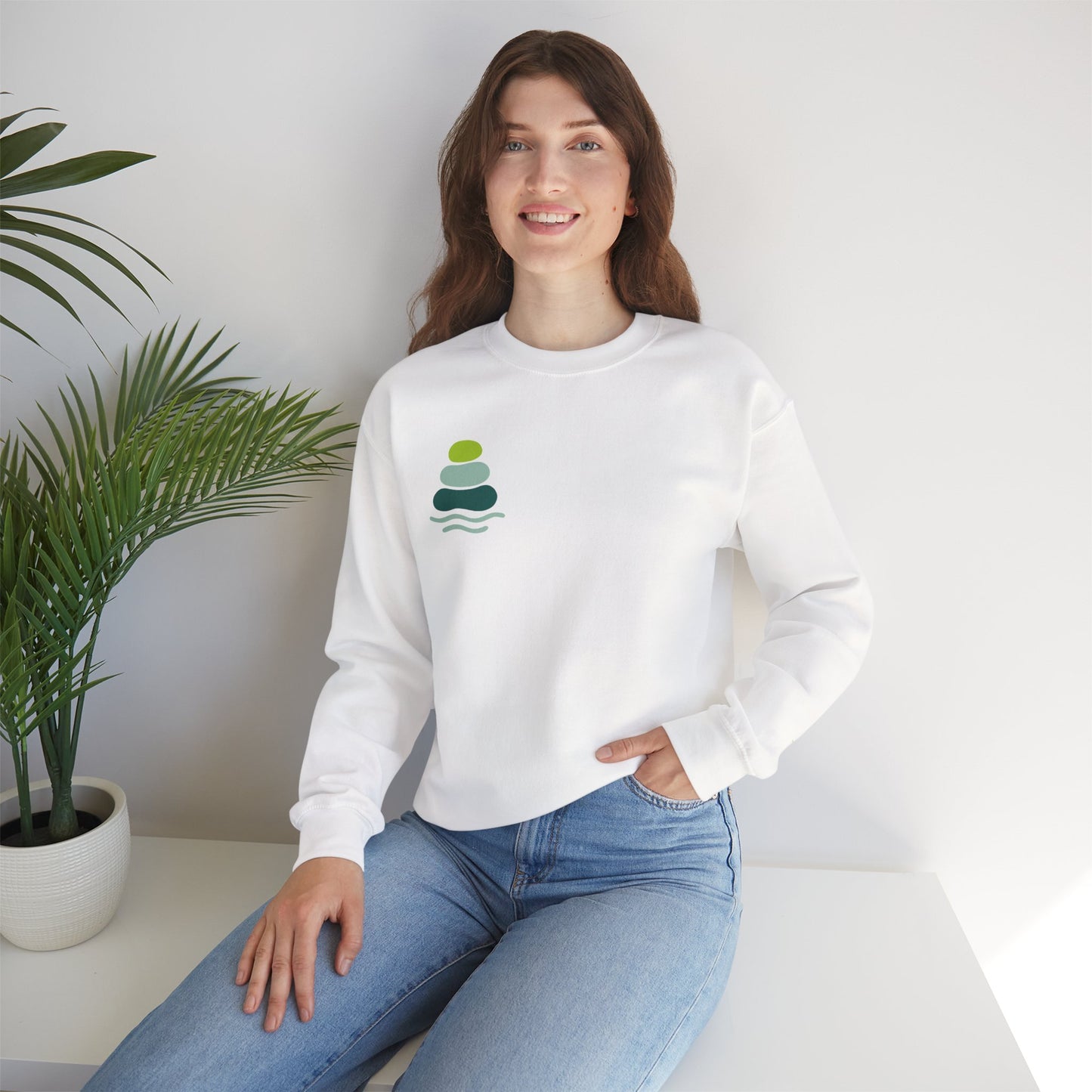 Serene Nature-Inspired Crewneck Sweatshirt | Unisex Eco-Friendly Apparel, Comfortable Relaxation Wear, Gift for Nature Lovers, Casual [...]