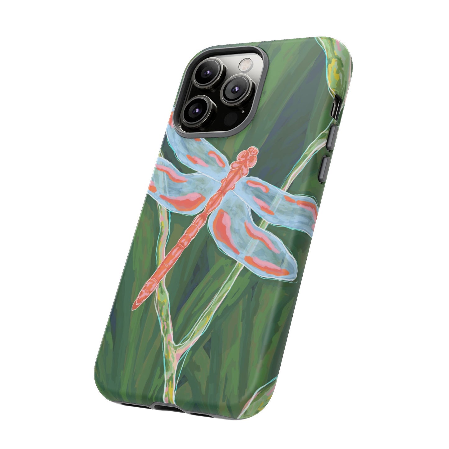 Dragonfly Phone Case, Tough Cases for Nature Lovers, Unique Phone Cover, Eco-Friendly Gift, Colorful Protection