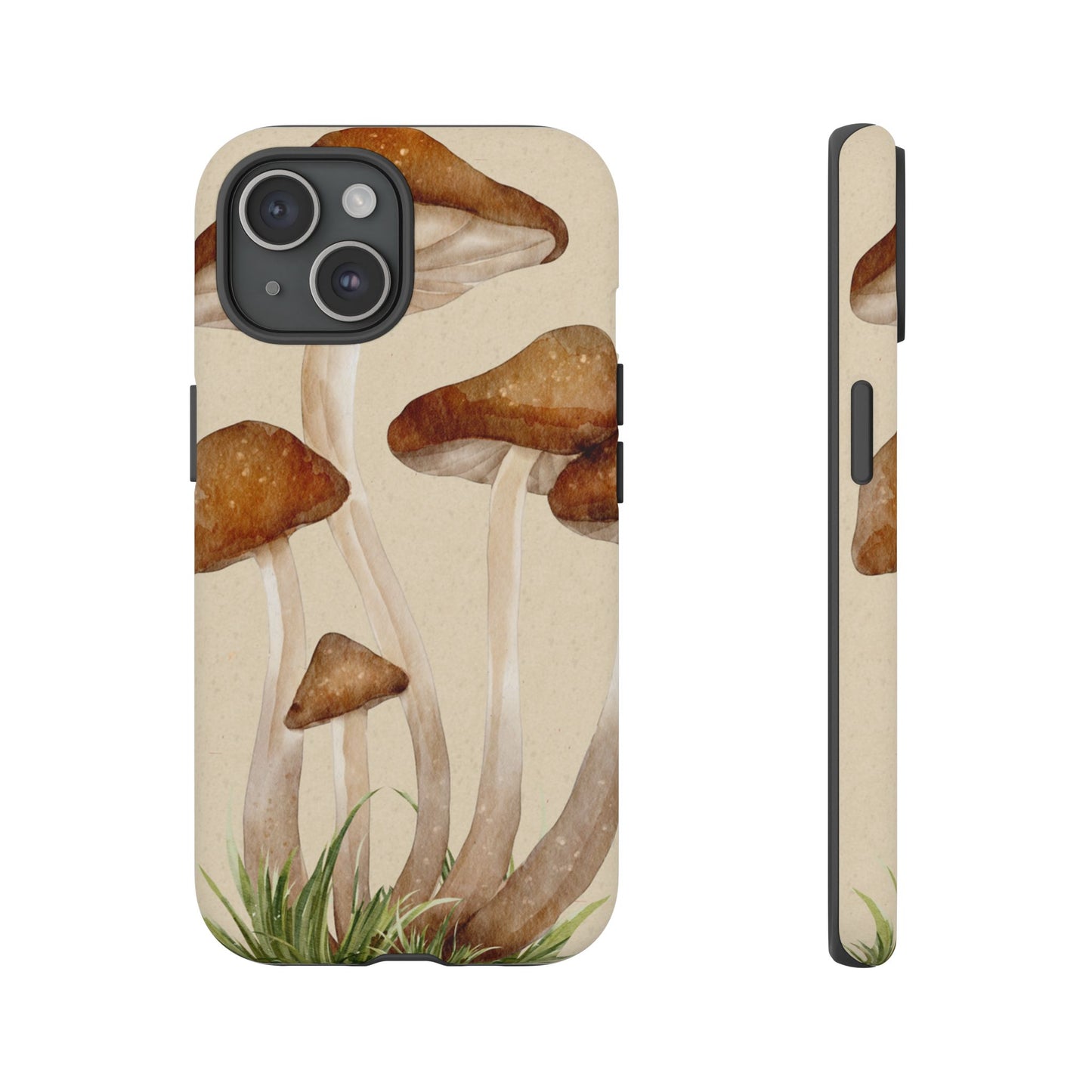 Mushroom Phone Case - Nature Lover, Eco-Friendly Gift, Cute Cell Phone Cover, Aesthetic Tech Accessory, Unique Fall Decor, Artsy Phone Cases, Cute, Gift for Her, Nature-inspired Designs, Durable Cases
