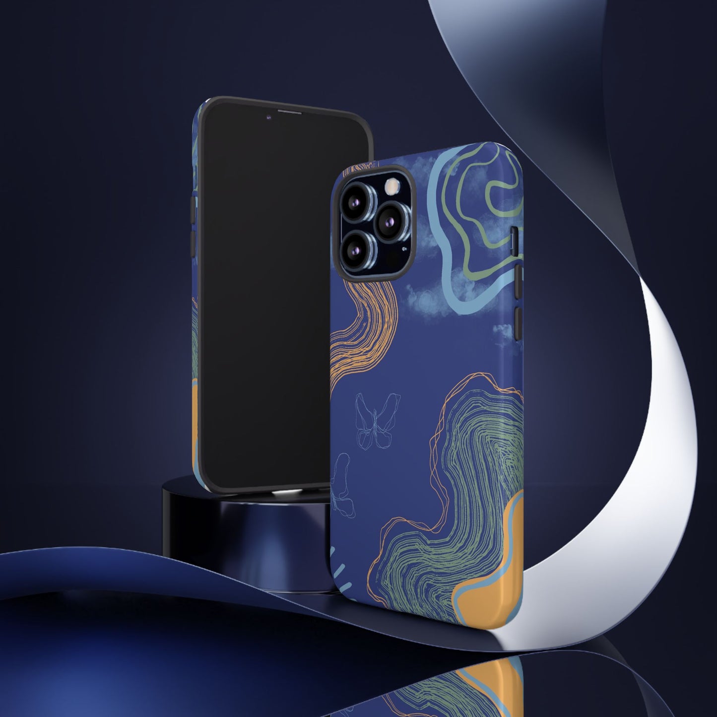 Artistic Phone Case, Abstract Phone Cover, Gift for Her, Modern Design, Boho Phone Case, Unique Phone Accessories
