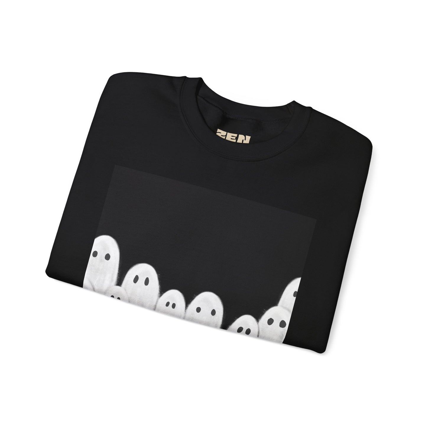 Painted Ghosts Crewneck | Cozy Sweatshirt, Perfect for Halloween, Fall, and Spooky Season
