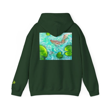 Nature-Inspired Unisex Hooded Sweatshirt, Comfortable Pullover, Casual Clothing, Eco-Friendly Gift, Chill Vibe Hoodie, Relaxing Outfit