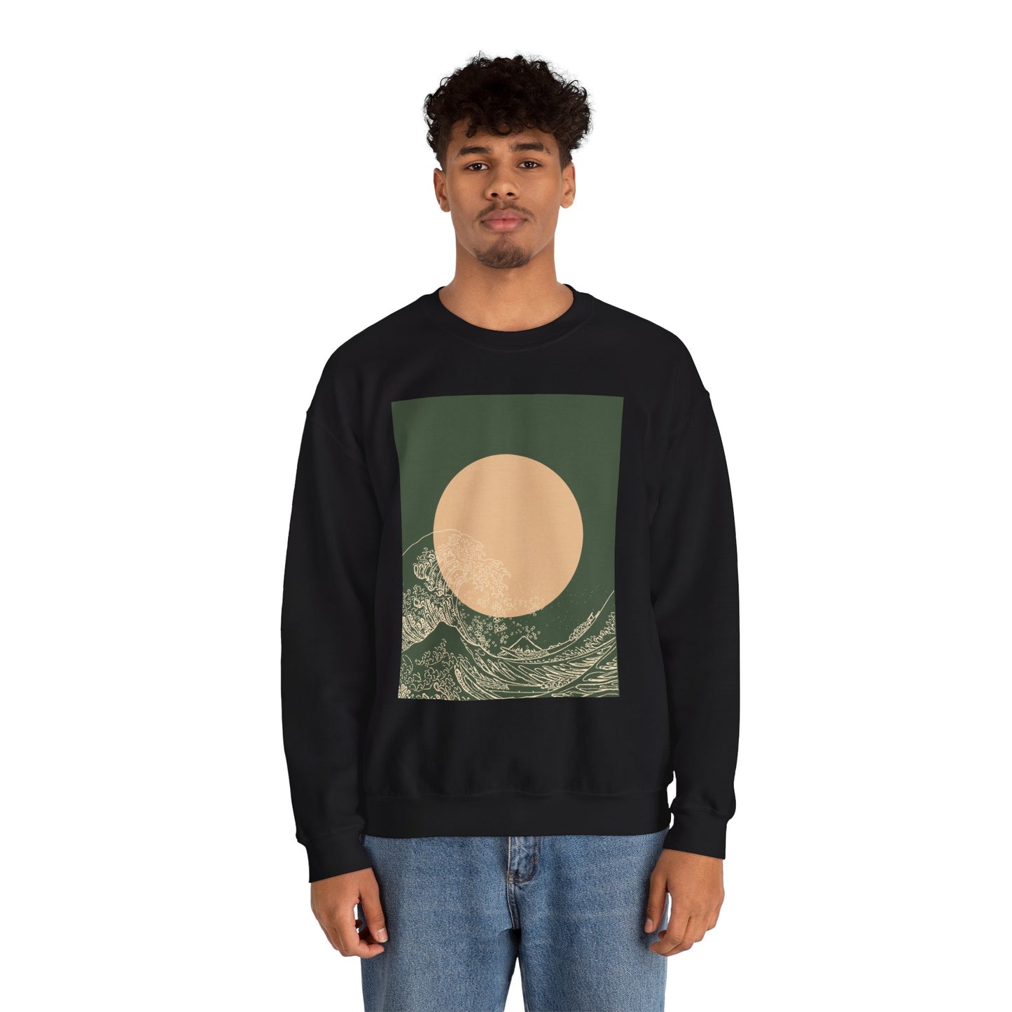Nature-Inspired Unisex Crewneck Sweatshirt, Cozy Casual Wear, Gift for Outdoor Lovers, Perfect for Fall and Winter