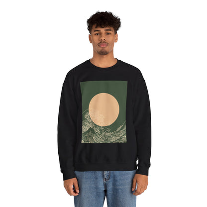 Nature-Inspired Unisex Crewneck Sweatshirt, Cozy Casual Wear, Gift for Outdoor Lovers, Perfect for Fall and Winter