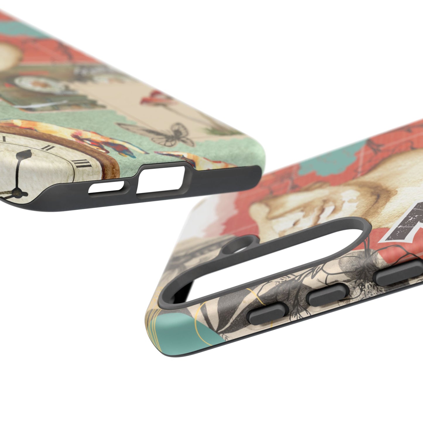 Artistic iPhone Case, Tough Cases with Vintage Design, Unique Phone Cover, Gift for Art Lovers, Protective Case for All Occasions, Vintage Collage Art