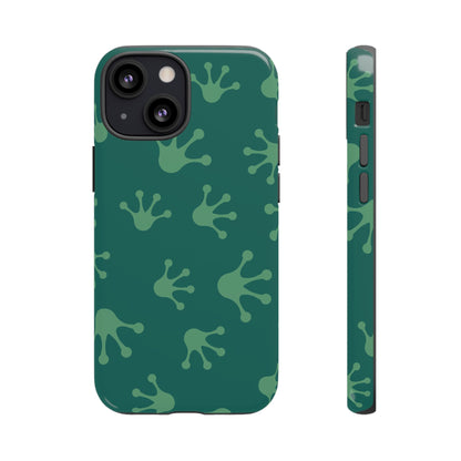 Frog Print Phone Case, Nature Lover Gift, Eco-Friendly Cover, Fun Green Design, Unique Frog Accessories