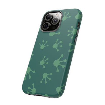 Frog Print Phone Case, Nature Lover Gift, Eco-Friendly Cover, Fun Green Design, Unique Frog Accessories