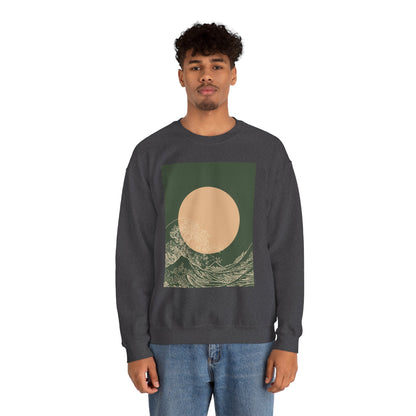 Nature-Inspired Unisex Crewneck Sweatshirt, Cozy Casual Wear, Gift for Outdoor Lovers, Perfect for Fall and Winter