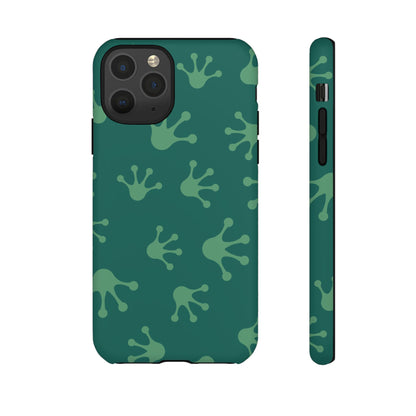 Frog Print Phone Case, Nature Lover Gift, Eco-Friendly Cover, Fun Green Design, Unique Frog Accessories