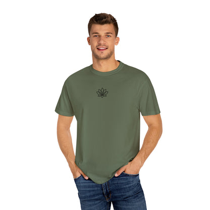 Lotus Bloom Unisex T-shirt, Soft Cotton Tee, Spiritual Gift, Meditation Wear, Casual Daily Outfit, Nature Lover Apparel