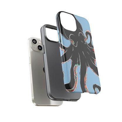 Octopus Tough Phone Case, Sea Creature Design, Ocean Lover Gift, Unique Phone Cover, Underwater Artwork