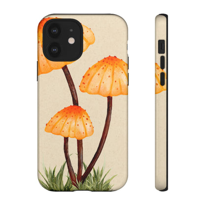 Mushroom Phone Case, Tough Cases for Nature Lovers, Unique Phone Covers, Gifts for Eco Enthusiasts, Fun Protective Cases