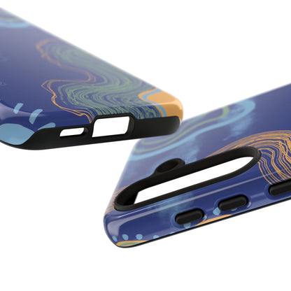 Artistic Phone Case, Abstract Phone Cover, Gift for Her, Modern Design, Boho Phone Case, Unique Phone Accessories