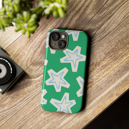 Retro Star Pattern Phone Case | Tough Cases, Colorful Cover for Phones, Phone Accessories, Gift for Her, Trendy Cases