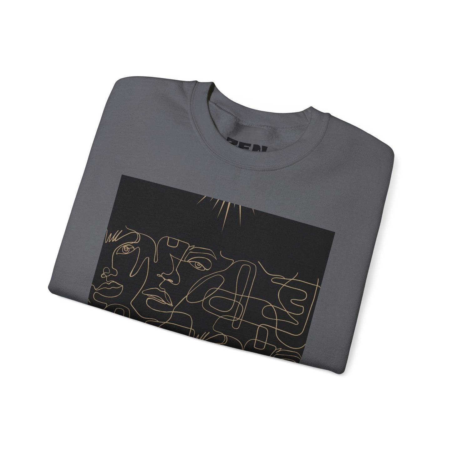 Stylish Unisex Crewneck Sweatshirt - Modern Art Design, Cozy Gift for Him/Her, Perfect for Fall, Casual Wear, Art Lovers, Abstract, Minimalist, Autumn Vibes