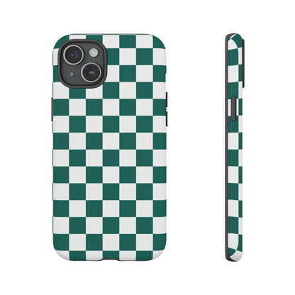 Stylish Checkered Phone Case, Protective Cover, Unique Gift, Trendy Accessory, Customizable Design, Ideal for All Ages