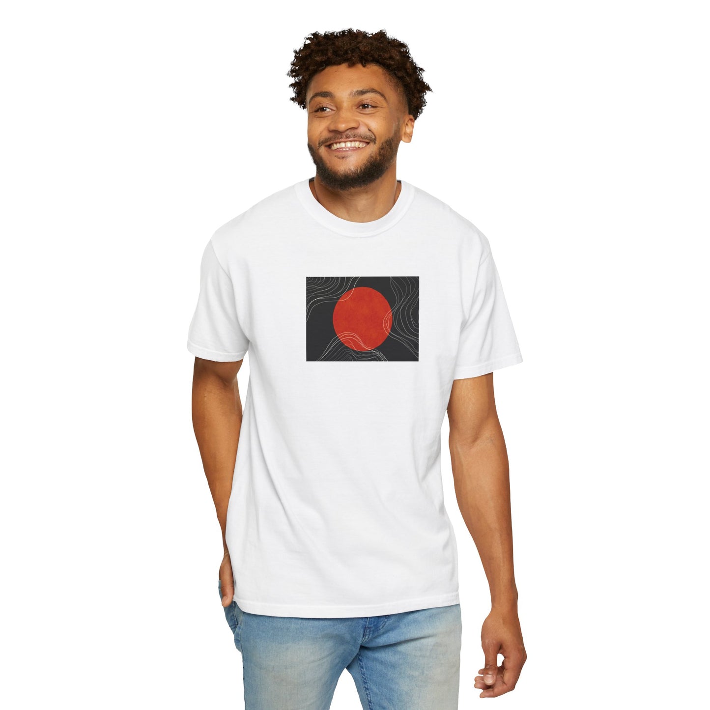 Sunset Vibes Unisex T-Shirt, Casual Summer Tee, Bohemian Shirt, Gift for Art Lovers, Men's and Women's Fashion