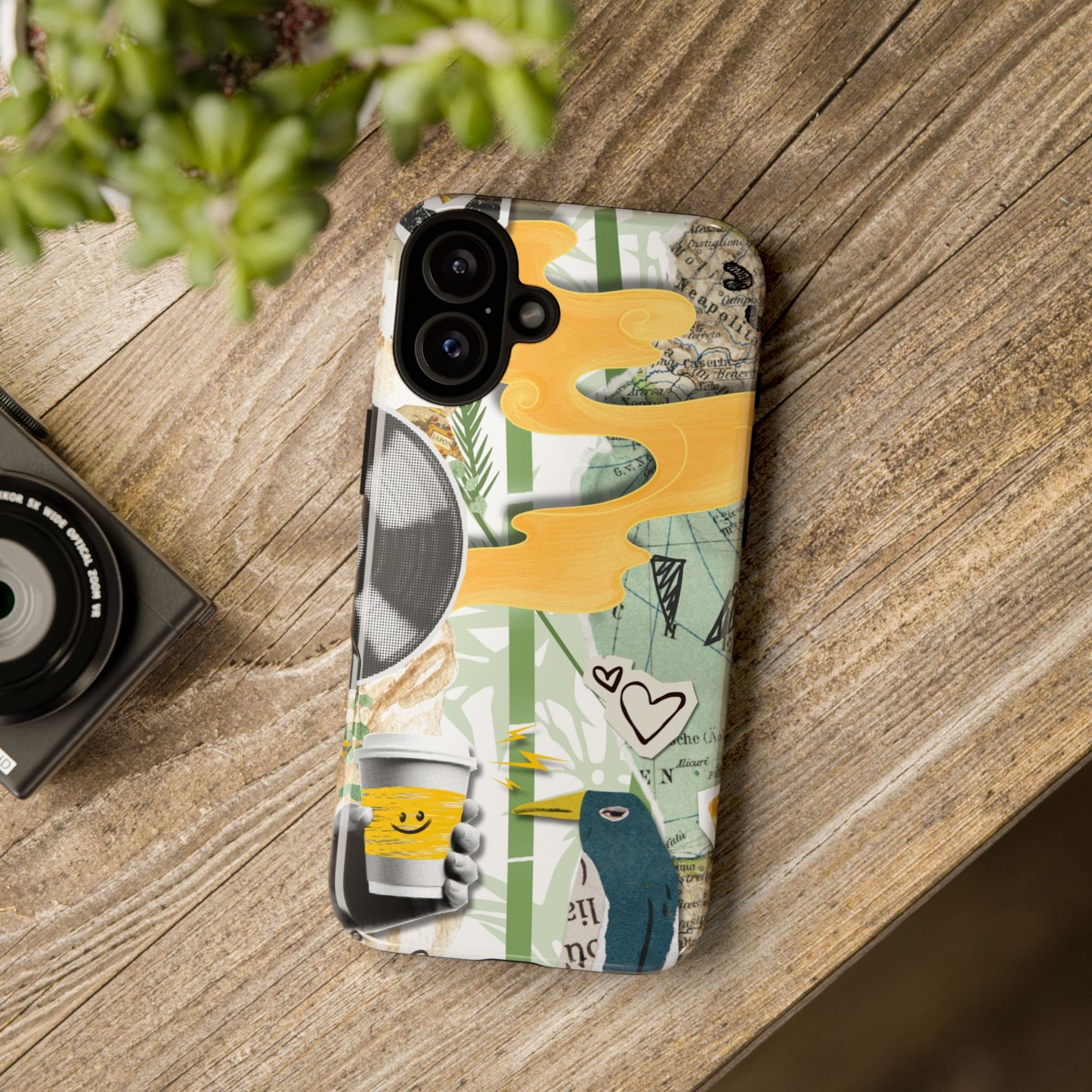 Artistic Phone Case, Unique Cell Phone Cover, Trendy Gifts for Music Lovers, Eco-Friendly Phone Accessory, Stylish Tech Gifts, Cool Cases, Unique Phone Cases