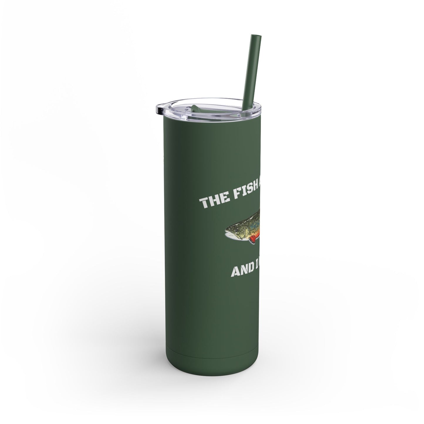 Fishing Lover's 20oz Tumbler - Perfect for Outdoors, Travel, Gifts, Father's Day, Camping, and More!