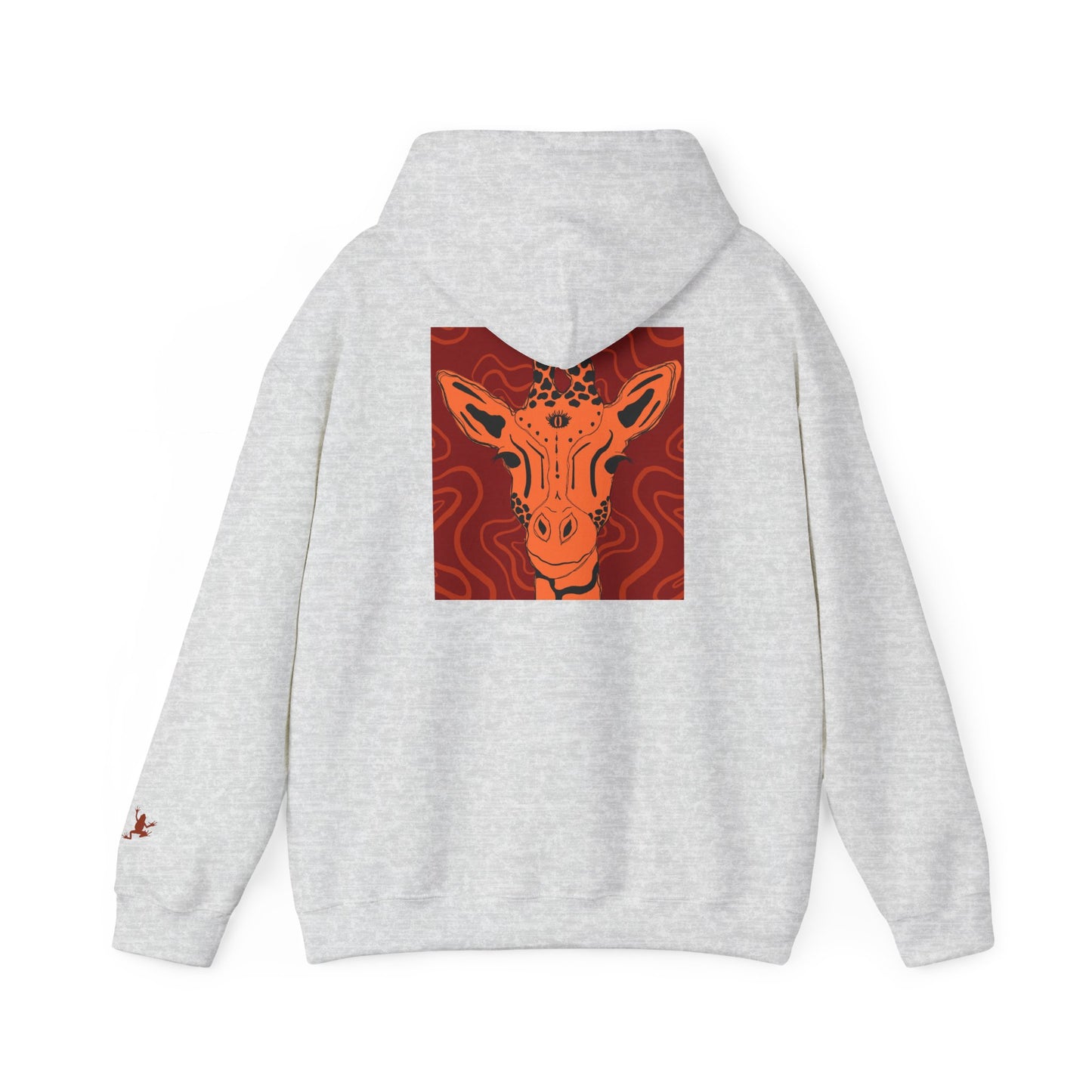 Artistic Giraffe Hoodie - Cozy Unisex Sweatshirt for Animal Lovers, Unique Gift for Birthdays, Holidays, & Casual Wear