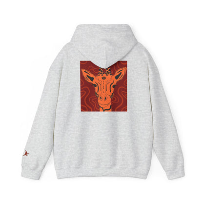 Artistic Giraffe Hoodie - Cozy Unisex Sweatshirt for Animal Lovers, Unique Gift for Birthdays, Holidays, & Casual Wear
