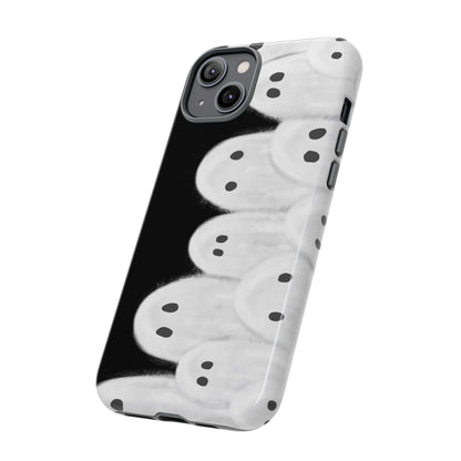 Painted Ghosts Phone Case | Ghostly Tough Phone Case for Spooky Style, Halloween Gift, Phone Cover, Ghost Theme, Unique Accessory, Spooky Season, Viral Painted Ghosts Inspired Design