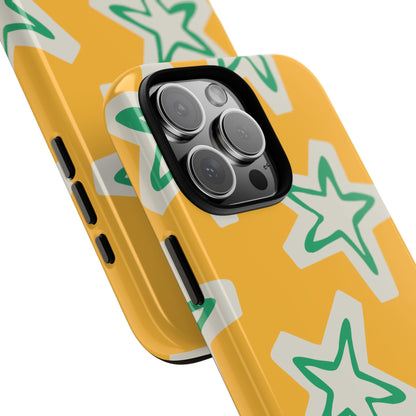 Retro Star Pattern Phone Case | Tough Cases, Colorful Cover for Phones, Phone Accessories, Gift for Her, Trendy Cases