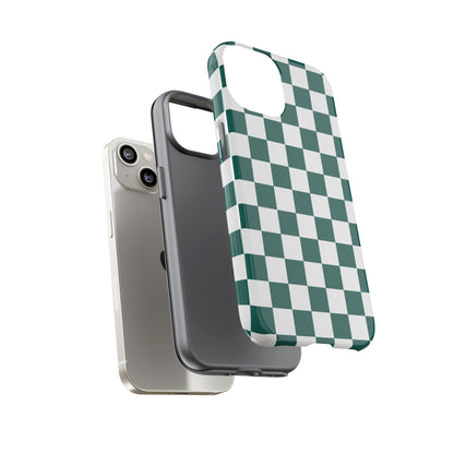 Stylish Checkered Phone Case, Protective Cover, Unique Gift, Trendy Accessory, Customizable Design, Ideal for All Ages
