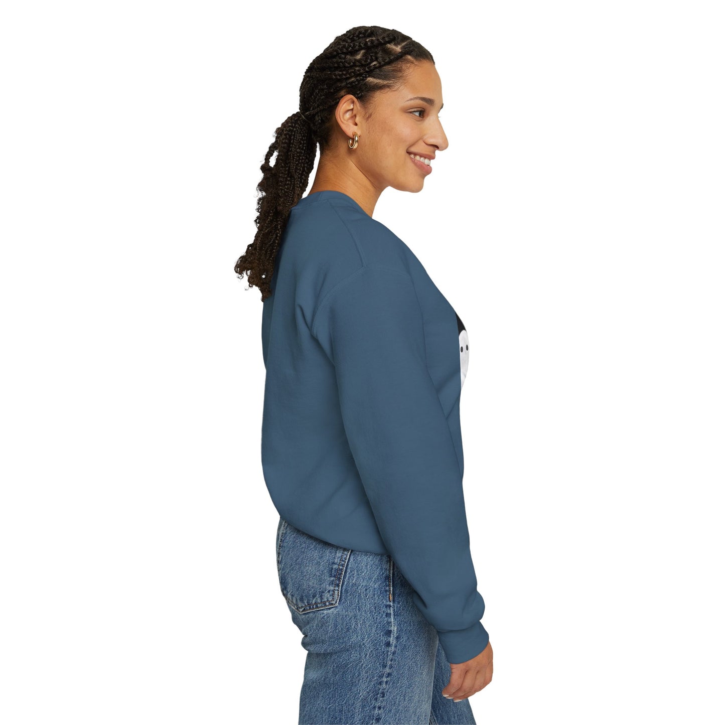 Painted Ghosts Crewneck | Cozy Sweatshirt, Perfect for Halloween, Fall, and Spooky Season