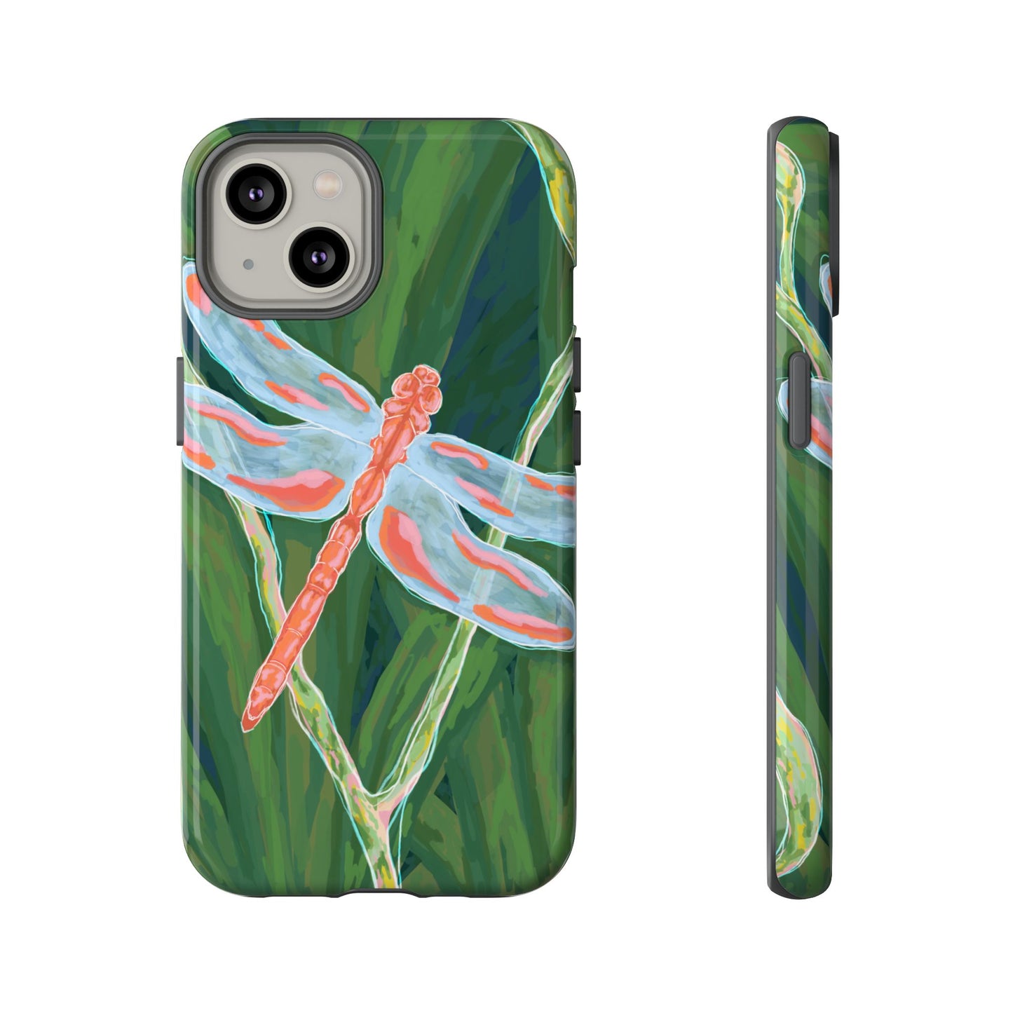 Dragonfly Phone Case, Tough Cases for Nature Lovers, Unique Phone Cover, Eco-Friendly Gift, Colorful Protection
